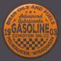 Preview: Biker T-Shirt „Gasoline“ dunkelgrau